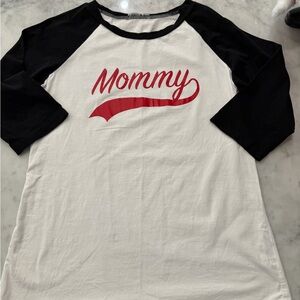 Mommy Shirt - Black and White